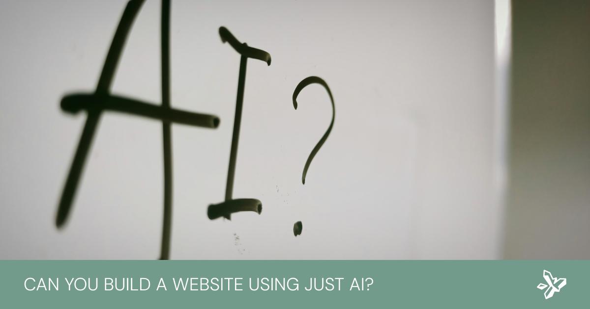 Can You Build a Website Using Just AI?